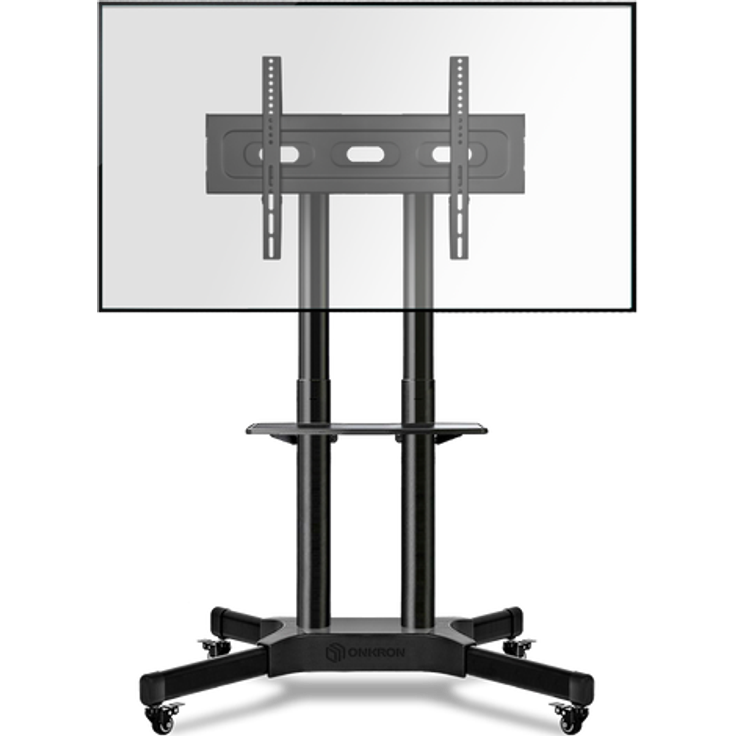 Onkron Mobiler TV-Ständer TS1351, TV-Ständer für Bildschirmgröße von 32 Zoll bis 65 Zoll, max. 45,5 kg