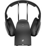 Sennheiser RS-120-W Funk-TV On-Ear-Kopfhörer, Stereo, mit Lautstärkeregelung, schwarz