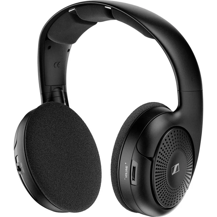 Sennheiser RS-120-W Funk-TV On-Ear-Kopfhörer, Stereo, mit Lautstärkeregelung, schwarz – Bild 7