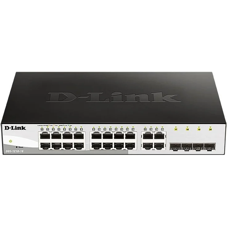 D-Link DGS-1210-16-E 16-Port Layer2 Smart Managed Switch (DGS-1210-16/E) – Bild 1
