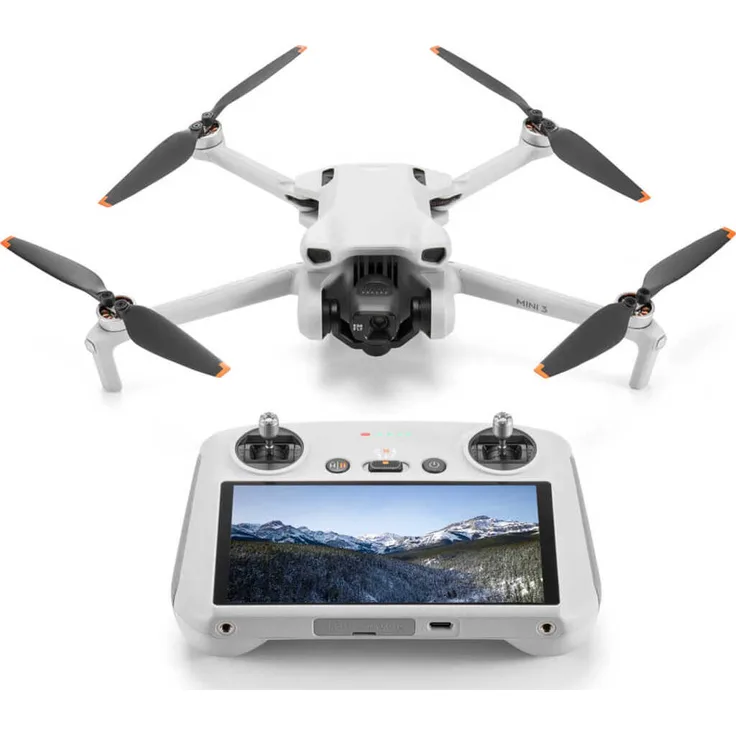 DJI Mini 3 (RC) 4 Rotoren Quadrocopter, grau