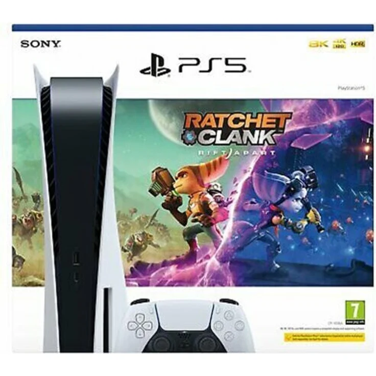 Sony PlayStation 5 Disc Edition 825 GB + Ratchet & Clank: Rift Apart - Preisvergleich – Bild 2