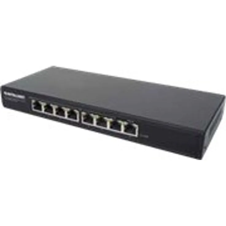 Intellinet IPS-08G-85W - Switch - unmanaged - 8 x 10-100-1000 (PoE+) - Desktop - PoE Passthrough - PoE+ (85 W) 