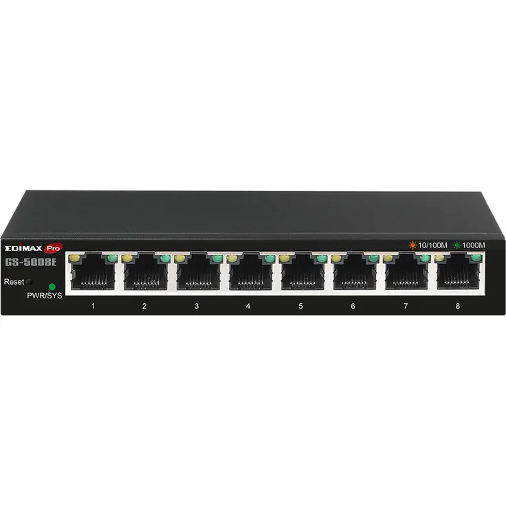 EDIMAX GS-5008E Netzwerk Switch 8 Port 16 GBit-s (GS-5008E)