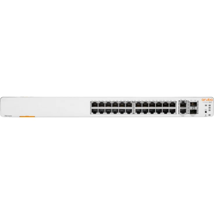 HPE Aruba Instant On 1960 24G 2XGT 2SFP+ Switch - Switch - managed - 24 x 10-100-1000 + 2 x 10 Gigabit SFP+ + 2 x 100-1000-10GBase-T - an Rack montierbar - BTO (JL806A#ABB) – Bild 1