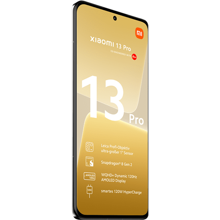 Xiaomi 13 Pro 5G Smartphone, 17,09 cm (6,73 Zoll) AMOLED-Display, 256 GB interner Speicher, 12 GB RAM, Android, Ceramic White – Bild 2