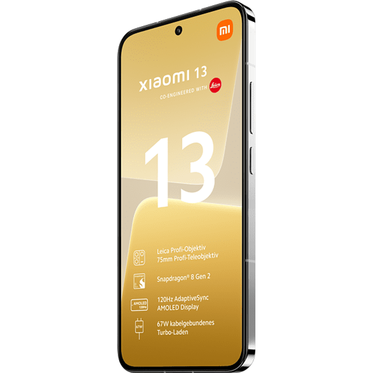 Xiaomi 13 5G Smartphone, 16,15 cm (6,36 Zoll) AMOLED-Display, 256 GB interner Speicher, 8 GB RAM, Android, White – Bild 4