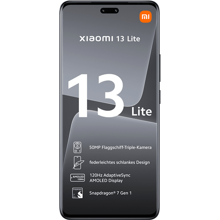 Xiaomi 13 Lite 5G Smartphone, 16,64 cm (6,55 Zoll) AMOLED-Display, 128 GB interner Speicher, 8 GB RAM, Dual-SIM, Android, Black – Bild 3