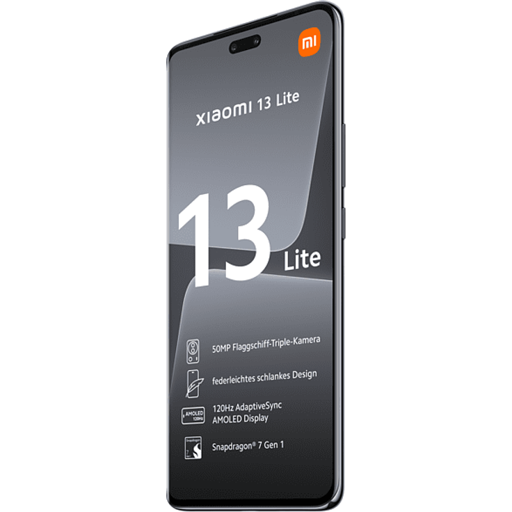 Xiaomi 13 Lite 5G Smartphone, 16,64 cm (6,55 Zoll) AMOLED-Display, 128 GB interner Speicher, 8 GB RAM, Dual-SIM, Android, Black – Bild 4