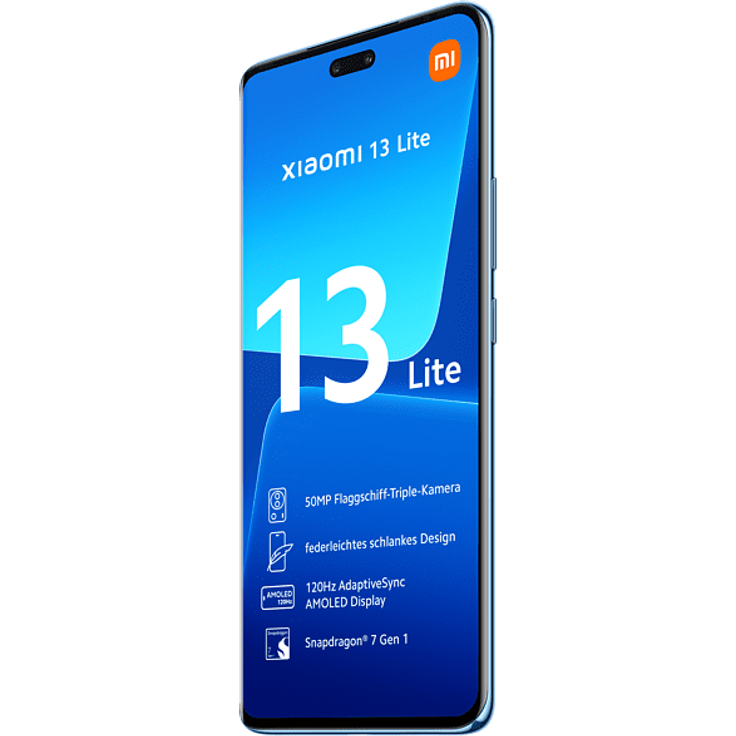 Xiaomi 13 Lite 5G Smartphone, 16,64 cm (6,55 Zoll) AMOLED-Display, 128 GB interner Speicher, 8 GB RAM, Dual-SIM, Android, Blue – Bild 4