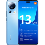Xiaomi 13 Lite 5G Smartphone, 16,64 cm (6,55 Zoll) AMOLED-Display, 128 GB interner Speicher, 8 GB RAM, Dual-SIM, Android, Blue