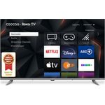Coocaa 40R3G 100 cm (40 Zoll) LED Smart TV (Full HD, HDR10, HDR, HLG, Direct LED) HD-Triple-Tuner (Satellit, Antenne, Kabel) Modelljahr 2023 Energieklasse E (DE-Modell)