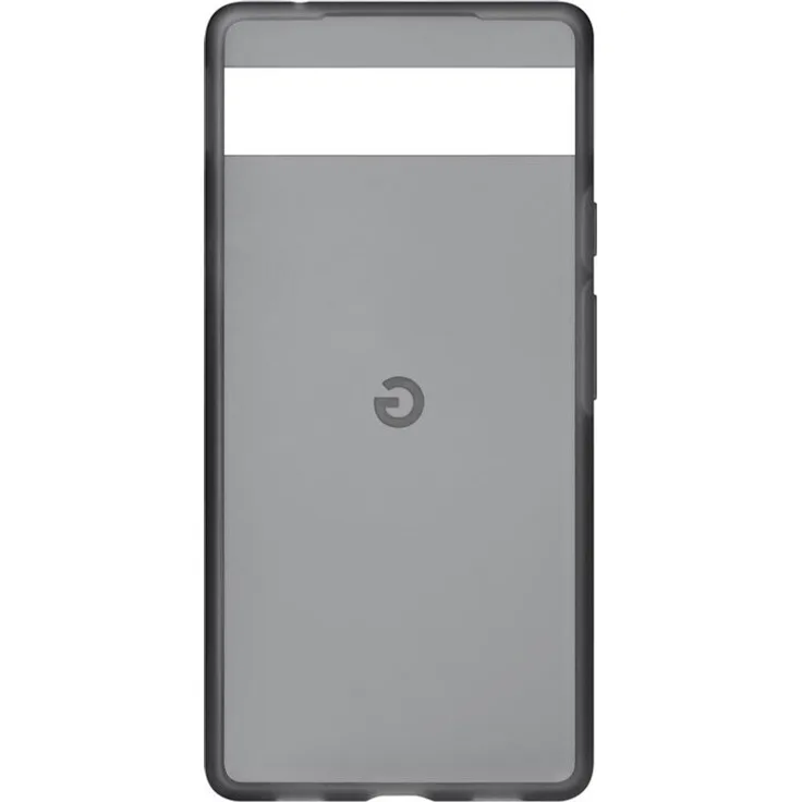 Google Smartphone-Hülle für Google Pixel 6a, 15,5 cm (6,1 Zoll), Charcoal, grau