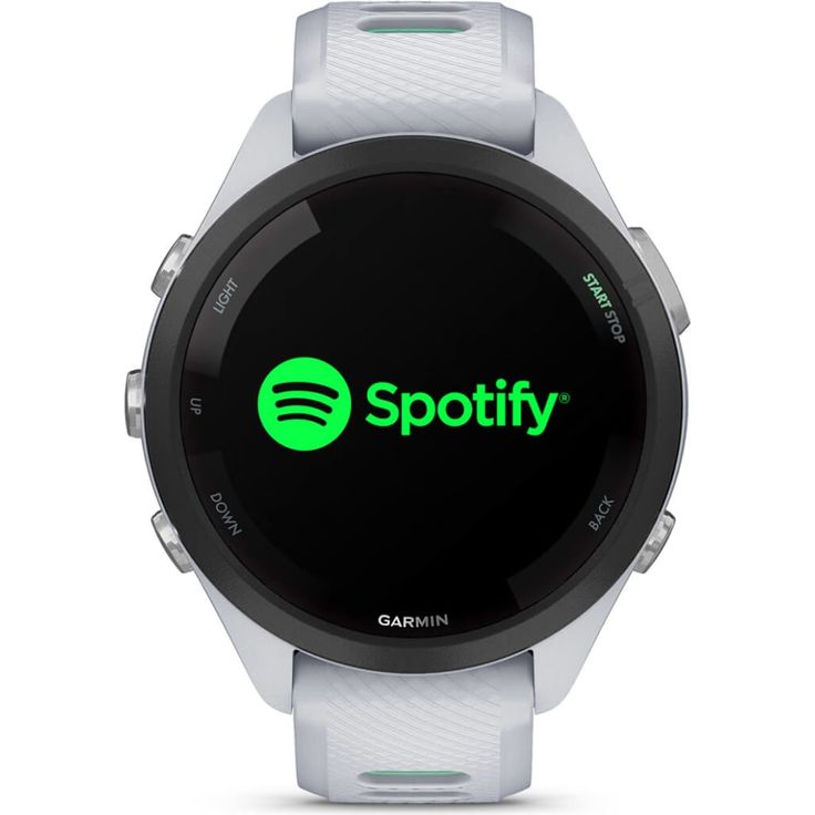 Garmin Forerunner 265S Smartwatch GPS, Unisex, 42mm, Polymergehäuse, Silikonarmband, Steinweiss/Mintgrün (010-02810-14) – Bild 6