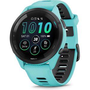 Bild für Garmin Forerunner 265 Smartwatch GPS, Unisex, 46mm, Polymergehäuse, Silikonarmband, Schwarz/Hellgrau (010-02810-10)