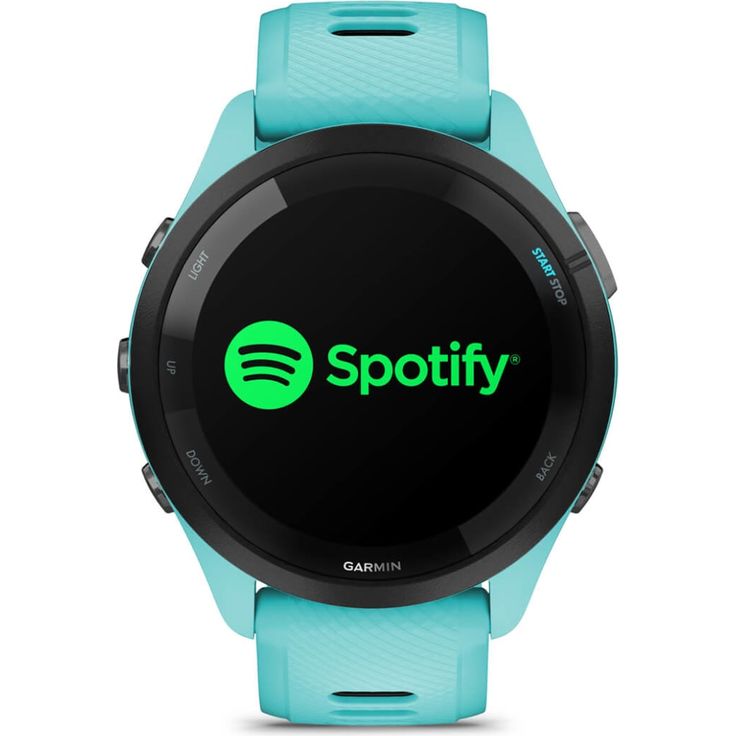 Garmin Forerunner 265 Smartwatch GPS, Unisex, 46mm, Polymergehäuse, Silikonarmband, Türkisblau/Schwarz (010-02810-12) – Bild 6