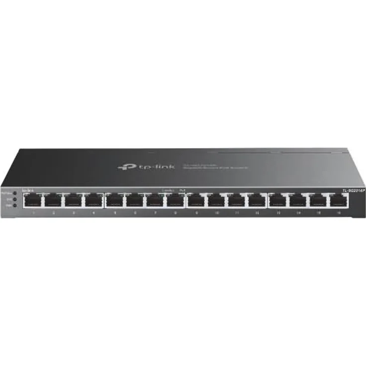 TP-Link TL-SG2016P 16-Port Gigabit Smart Switch (8x PoE+)  – Bild 1