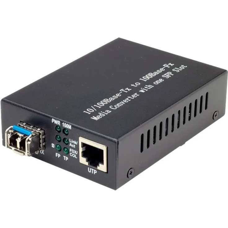 VALUE Switch - Medienkonverter - 100Mb LAN - 10Base-T, 100Base-FX, 100Base-TX - RJ-45 - LC Multi-Mode - bis zu 500 m (21.99.1070)