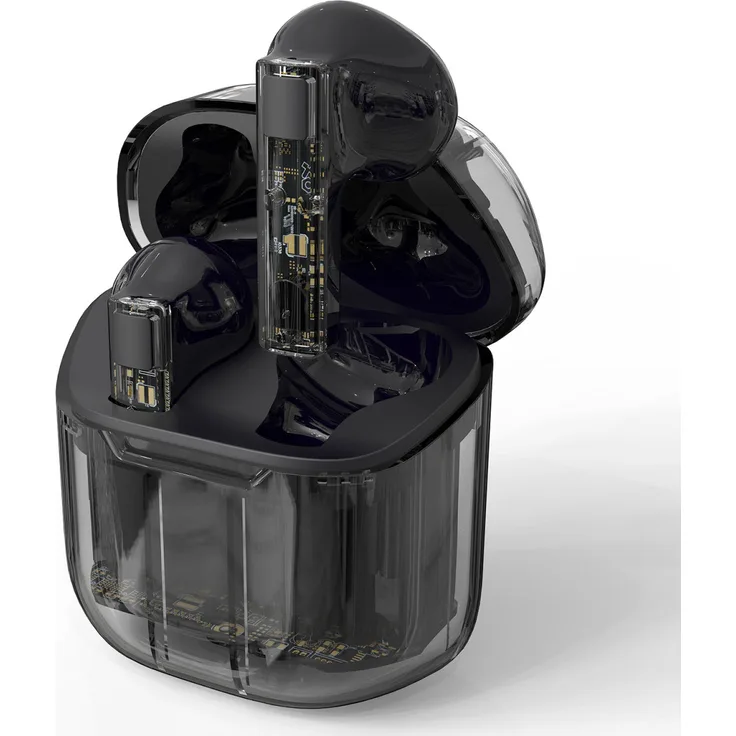 4smarts SkyBuds Lucid True-Wireless In-Ear-Bluetooth-Kopfhörer, schwarz