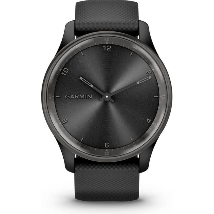 Garmin vívomove Trend Smartwatch GPS, Unisex, 40 mm, Edelstahlgehäuse, Silikonarmband, Schwarz (010-02665-00) – Bild 2