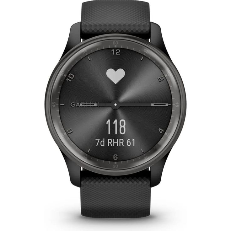 Garmin vívomove Trend Smartwatch GPS, Unisex, 40 mm, Edelstahlgehäuse, Silikonarmband, Schwarz (010-02665-00) – Bild 8