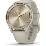 Garmin vívomove Trend Smartwatch GPS, Unisex, 40 mm, Edelstahlgehäuse, Silikonarmband, Gold (010-02665-02 )