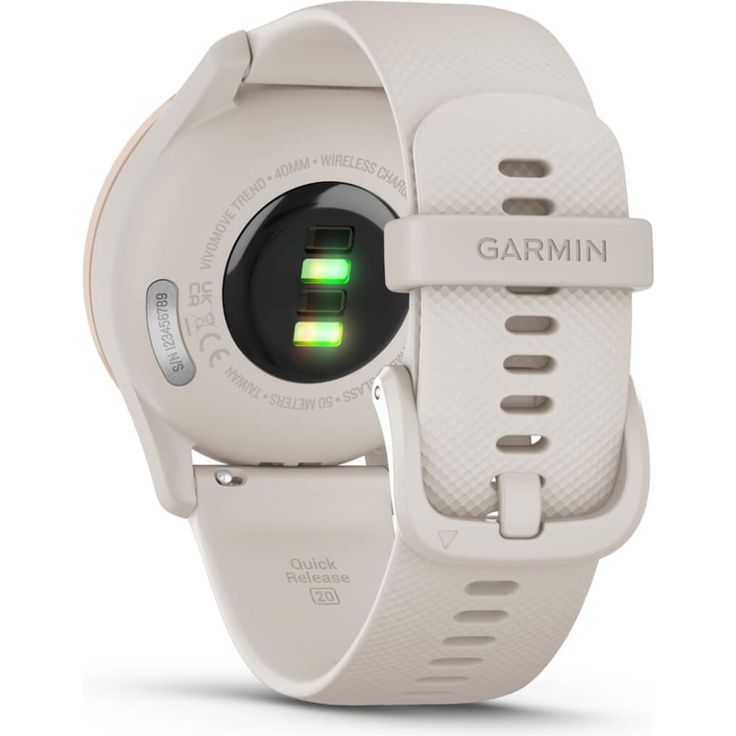 Garmin vívomove Trend Smartwatch GPS, Unisex, 40 mm, Edelstahlgehäuse, Silikonarmband, Roségold (010-02665-01) – Bild 6