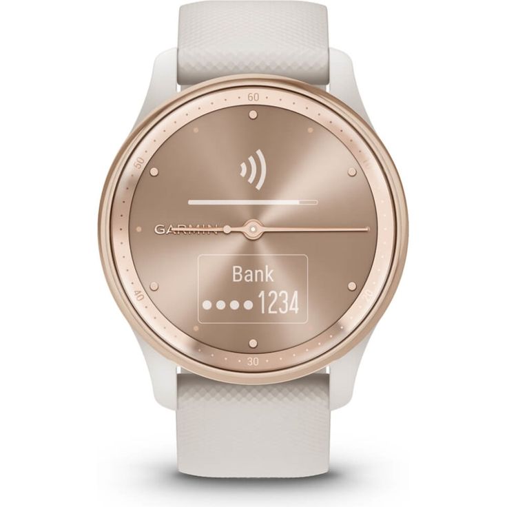 Garmin vívomove Trend Smartwatch GPS, Unisex, 40 mm, Edelstahlgehäuse, Silikonarmband, Roségold (010-02665-01) – Bild 4