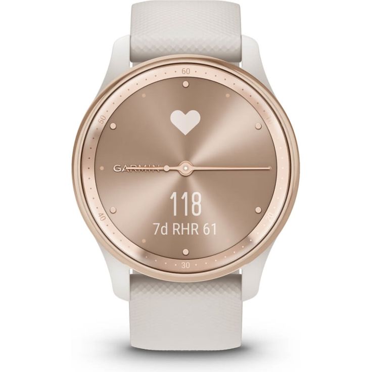 Garmin vívomove Trend Smartwatch GPS, Unisex, 40 mm, Edelstahlgehäuse, Silikonarmband, Roségold (010-02665-01) – Bild 7