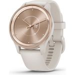 Garmin vívomove Trend Smartwatch GPS, Unisex, 40 mm, Edelstahlgehäuse, Silikonarmband, Roségold (010-02665-01)