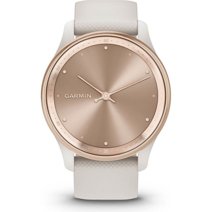 Garmin vívomove Trend Smartwatch GPS, Unisex, 40 mm, Edelstahlgehäuse, Silikonarmband, Roségold (010-02665-01) – Bild 2