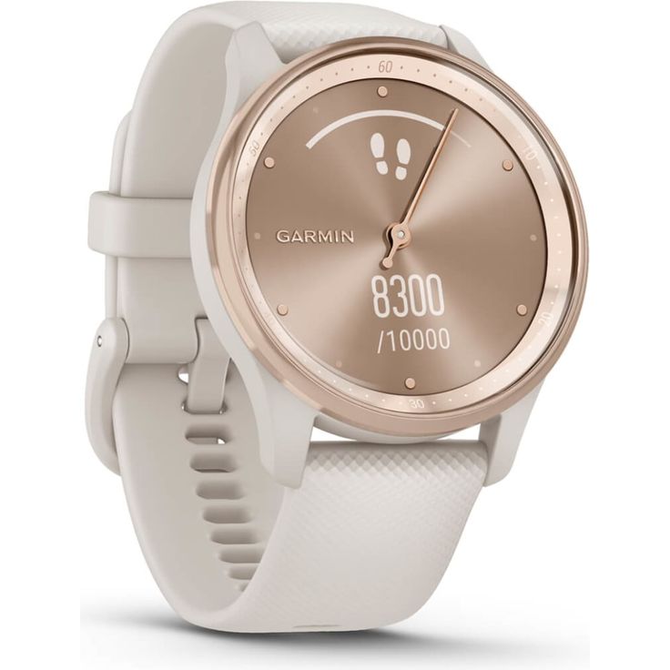 Garmin vívomove Trend Smartwatch GPS, Unisex, 40 mm, Edelstahlgehäuse, Silikonarmband, Roségold (010-02665-01) – Bild 3