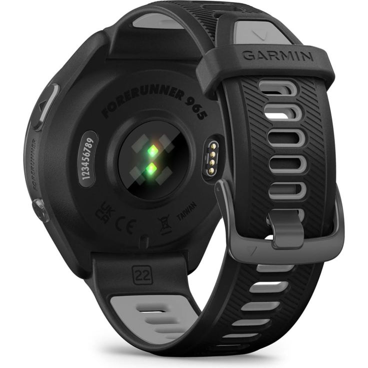 Garmin Forerunner 965 Smartwatch GPS, Unisex, 47mm, Titangehäuse, Silikonarmband, Schwarz/Hellgrau (010-02809-10) – Bild 7