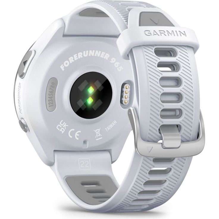 Garmin Forerunner 965 Smartwatch GPS, Unisex, 47mm, Titangehäuse, Silikonarmband, Steinweiß/Hellgrau (010-02809-11) – Bild 7