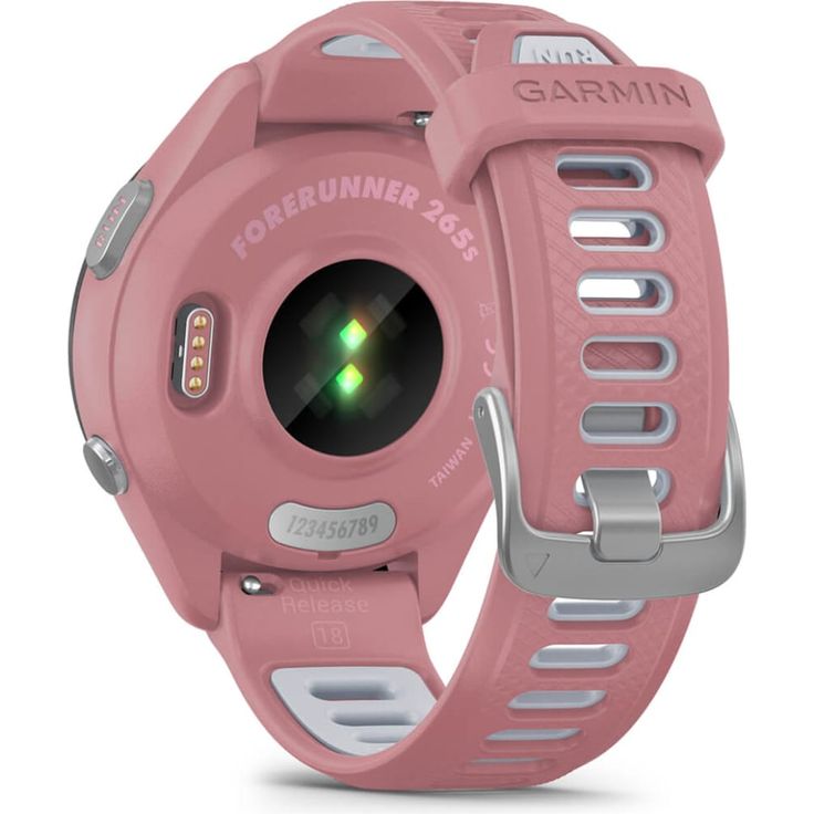 Garmin Forerunner 265S Smartwatch GPS, Unisex, 42mm, Polymergehäuse, Silikonarmband, Altrosa/Steinweiß (010-02810-15) – Bild 7