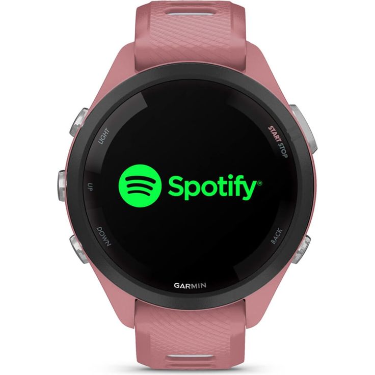 Garmin Forerunner 265S Smartwatch GPS, Unisex, 42mm, Polymergehäuse, Silikonarmband, Altrosa/Steinweiß (010-02810-15) – Bild 6