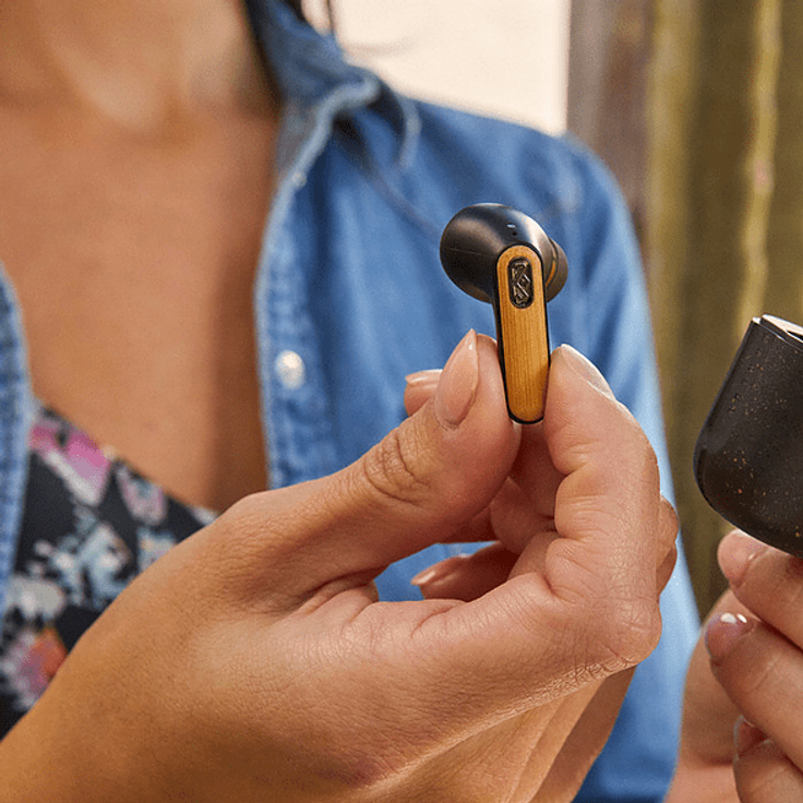 House of Marley Redemption 2 True-Wireless In-Ear-Bluetooth-Kopfhörer, schwarz – Bild 6