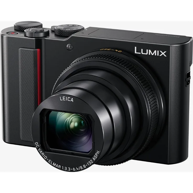 Panasonic Lumix DMC-TZ202D Kompaktkamera, schwarz