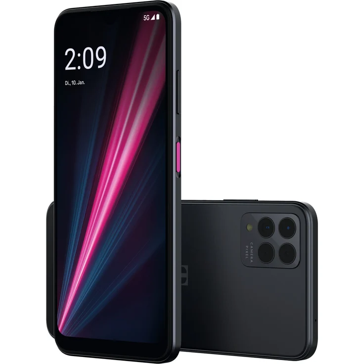 Telekom T-Phone Pro 5G Smartphone 17,272cm (6,8 Zoll) IPS-Display, 128GB interner Speicher, 6GB RAM, Dual-SIM, Android 12, Schwarz – Bild 7