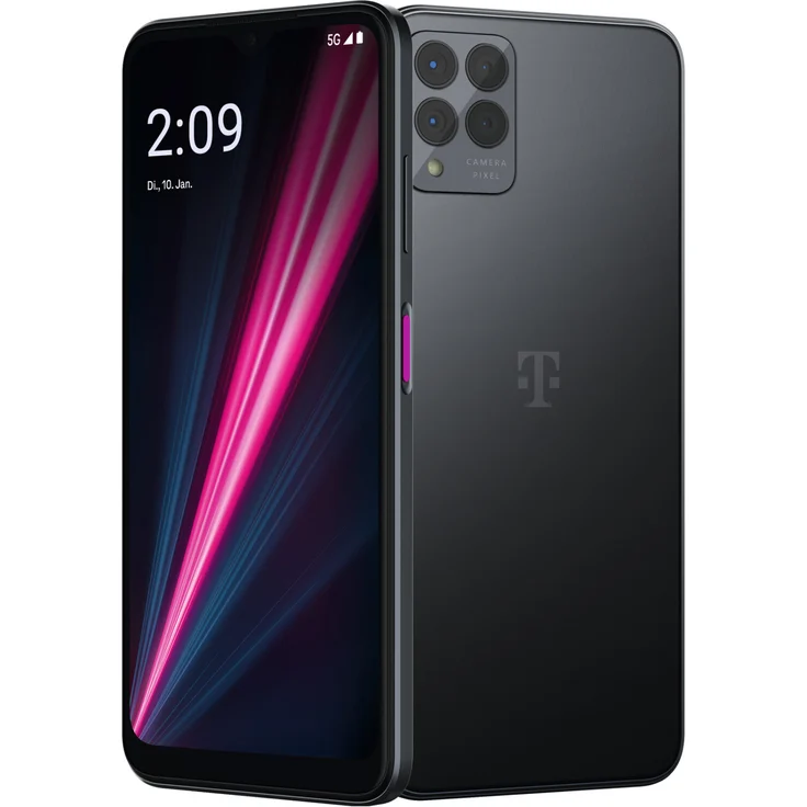 Telekom T-Phone Pro 5G Smartphone 17,272cm (6,8 Zoll) IPS-Display, 128GB interner Speicher, 6GB RAM, Dual-SIM, Android 12, Schwarz – Bild 3