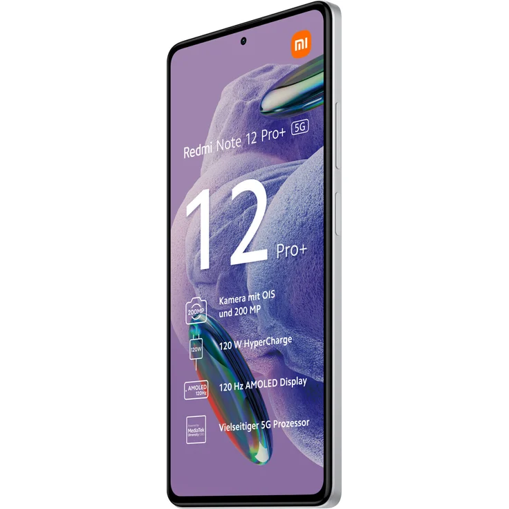Xiaomi Redmi Note 12 Pro Plus 5G Smartphone 16,942cm (6,67 Zoll) OLED-Display, 256GB interner Speicher, 8GB RAM, Dual-SIM, Polar White – Bild 3