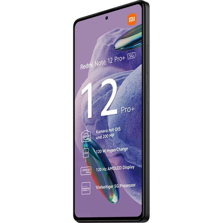 Xiaomi Redmi Note 12 Pro Plus 5G Smartphone 16,942cm (6,67 Zoll) OLED-Display, 256GB interner Speicher, 8GB RAM, Dual-SIM, Midnight Black – Bild 3