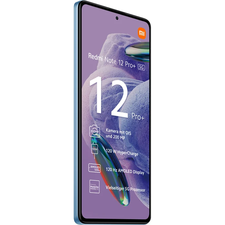 Xiaomi Redmi Note 12 Pro Plus 5G Smartphone 16,942cm (6,67 Zoll) OLED-Display, 256GB interner Speicher, 8GB RAM, Dual-SIM, Sky Blue – Bild 2