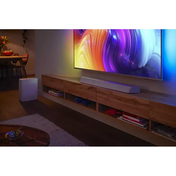 Philips TAB8507/10 3.1 Soundbar mit Subwoofer, 300 W, silber – Bild 2