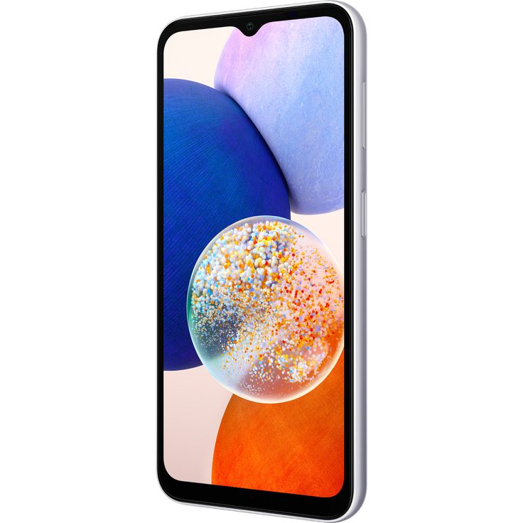 Samsung Galaxy A14 4G Smartphone 16,764cm (6,6 Zoll) LCD-Display, 64GB interner Speicher, 4GB RAM, Dual-SIM, Android 13, Silver – Bild 4