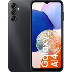 Samsung Galaxy A14 4G Smartphone 16,764cm (6,6 Zoll) LCD-Display, 64GB interner Speicher, 4GB RAM, Dual-SIM, Android 13, Black Mist