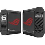 Asus ROG Rapture GT6 AX10000 2er Set Tri-Band Gaming WLAN-Mesh WiFi System schwarz