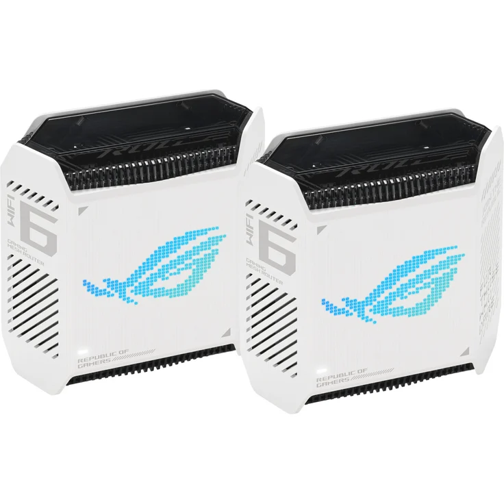 Asus ROG Rapture GT6 AX10000 2er Set Tri-Band Gaming WLAN-Mesh WiFi System weiß – Bild 2
