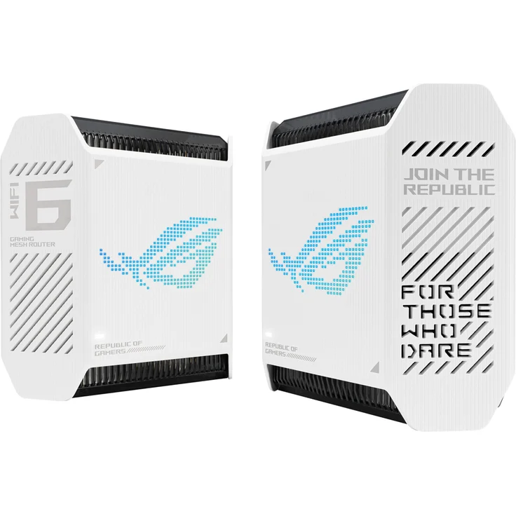 Asus ROG Rapture GT6 AX10000 2er Set Tri-Band Gaming WLAN-Mesh WiFi System weiß – Bild 1