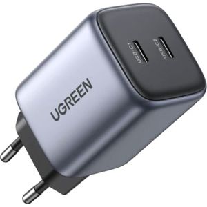 Image for UGREEN Nexode 45W Dual USB-C PD Charger (25W+20W)